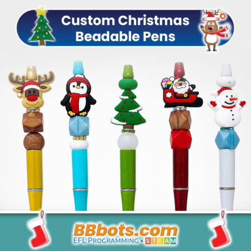 Christmas beadable pens thumbnail