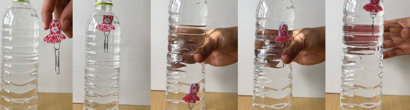 cartesian diving fish in a bottle