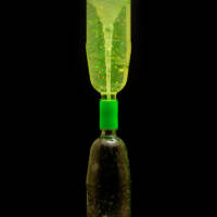 glowing tornado bottles