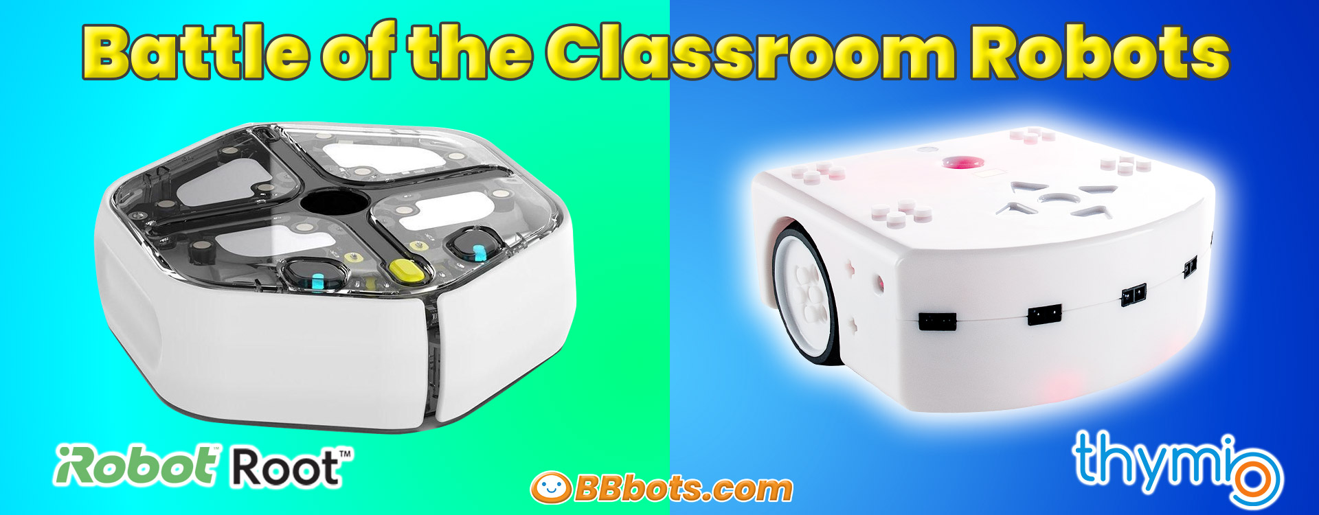battle of classroom robot thymio iRobot root rt0